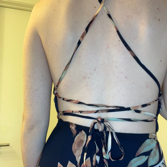 LuLu's Floral Print Maxi Dress - Picture 5 of 5